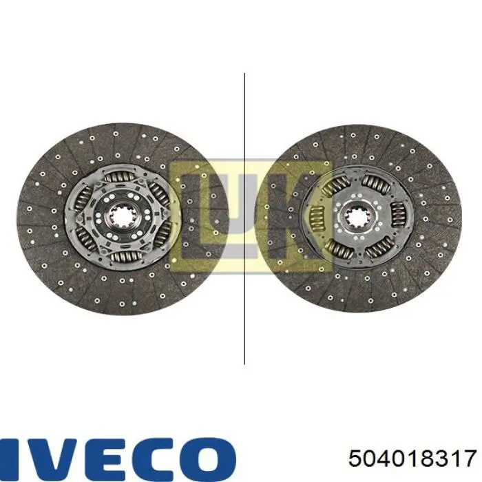 504018317 Iveco disco de embrague