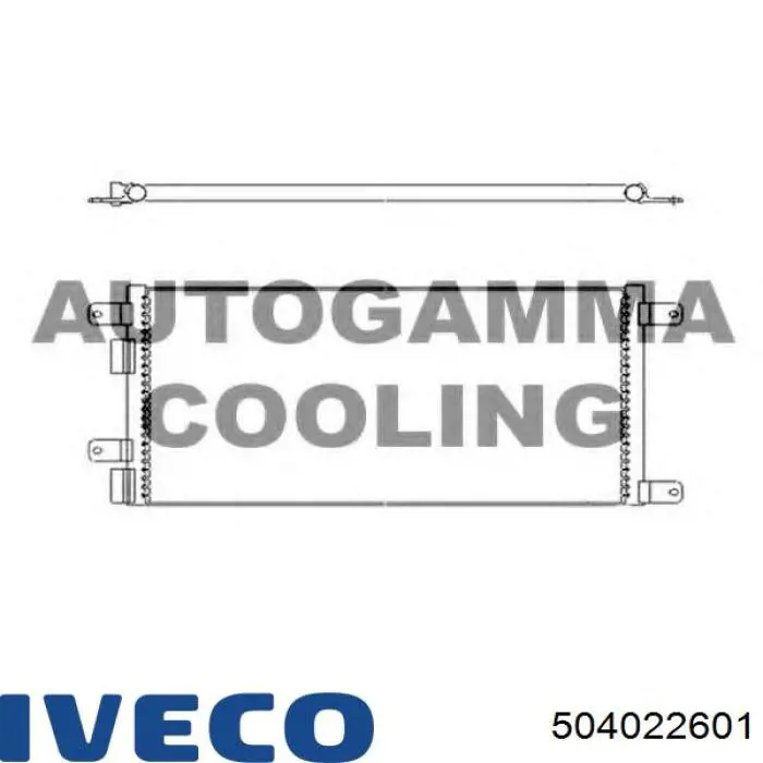 Aire acondicionado capacitor Iveco 504022601 precio, desde 75,17 EUR