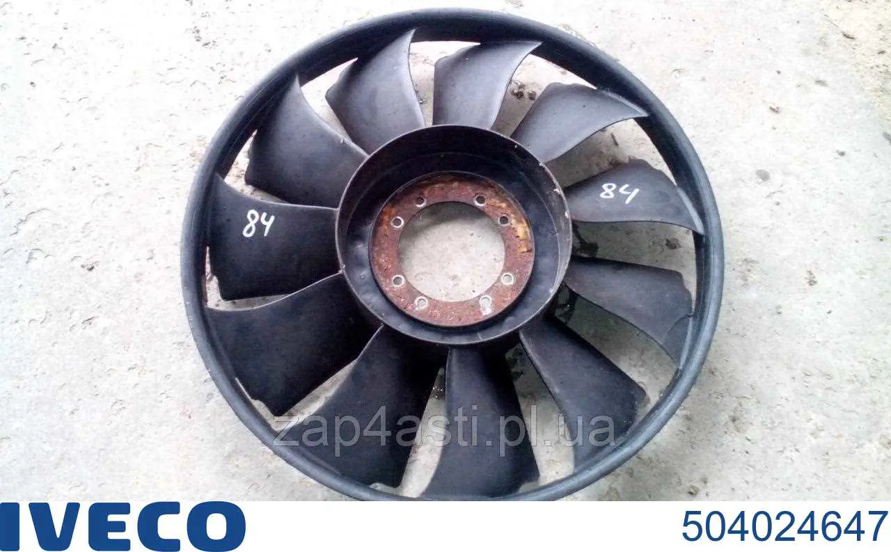Ventilador del radiador 504024647 Iveco