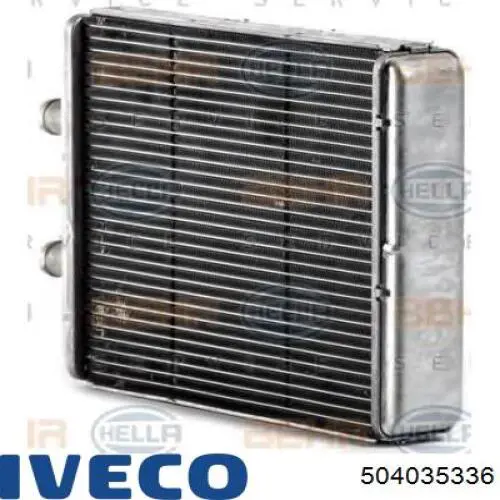 504035336 Iveco radiador de calefacción