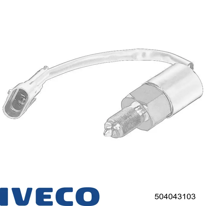 Comprar 504043103 Iveco Sensor del indicador de la luz de la caja de transferencia del bloqueo del diferencial