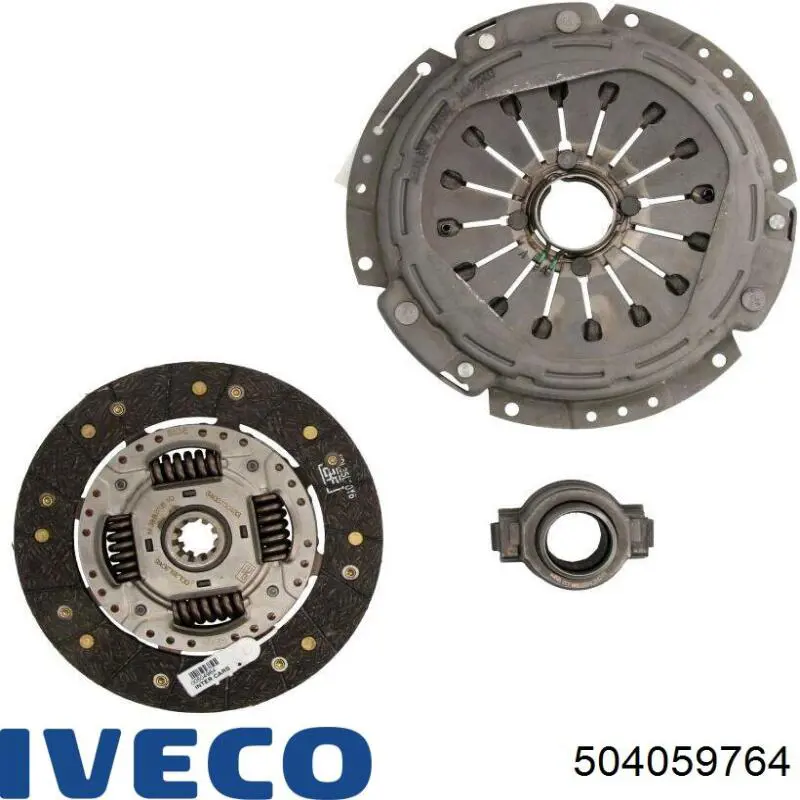 504059764 Iveco kit de embrague (3 partes)