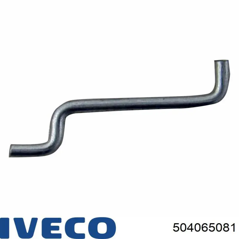 504065081 Iveco manecilla de puerta de batientes, derecha exterior