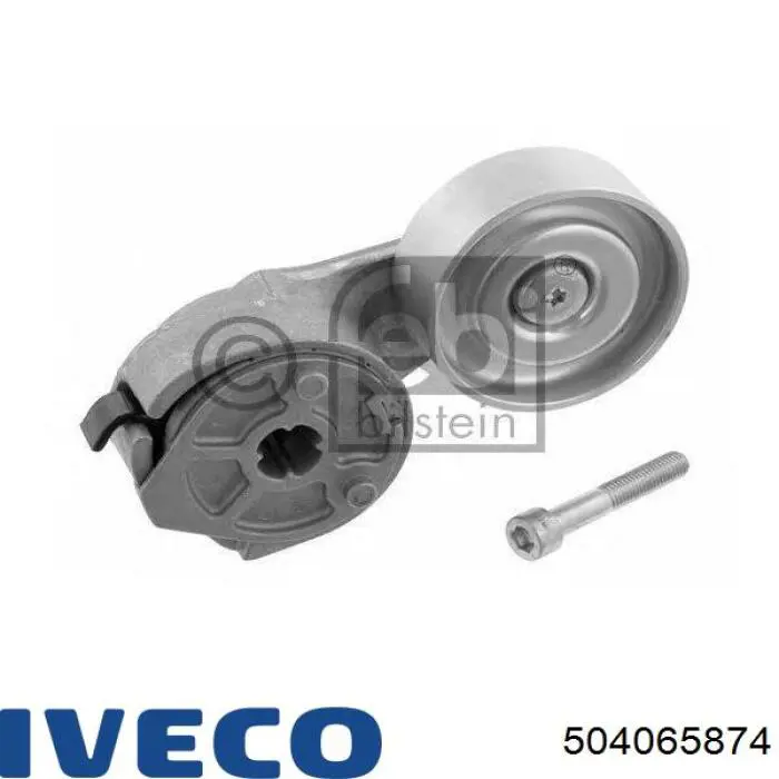 504065874 Iveco tensor de correa, correa poli v