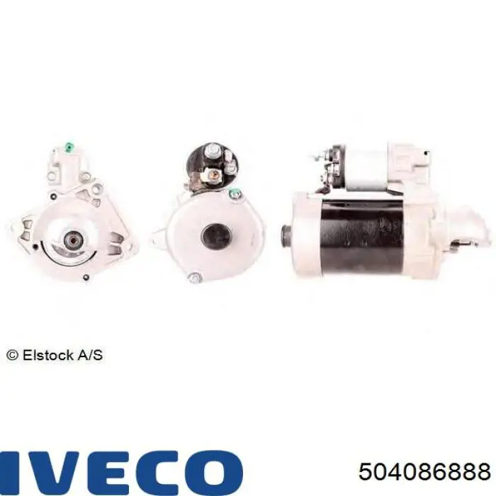 504086888 Iveco motor de arranque