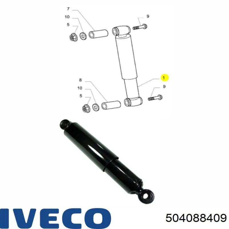 Amortiguadores Iveco 504088409 precio, desde 49,52 EUR
