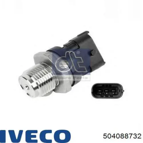 504088732 Iveco sensor de presión de combustible