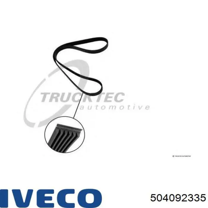 504092335 Iveco Correa poly v