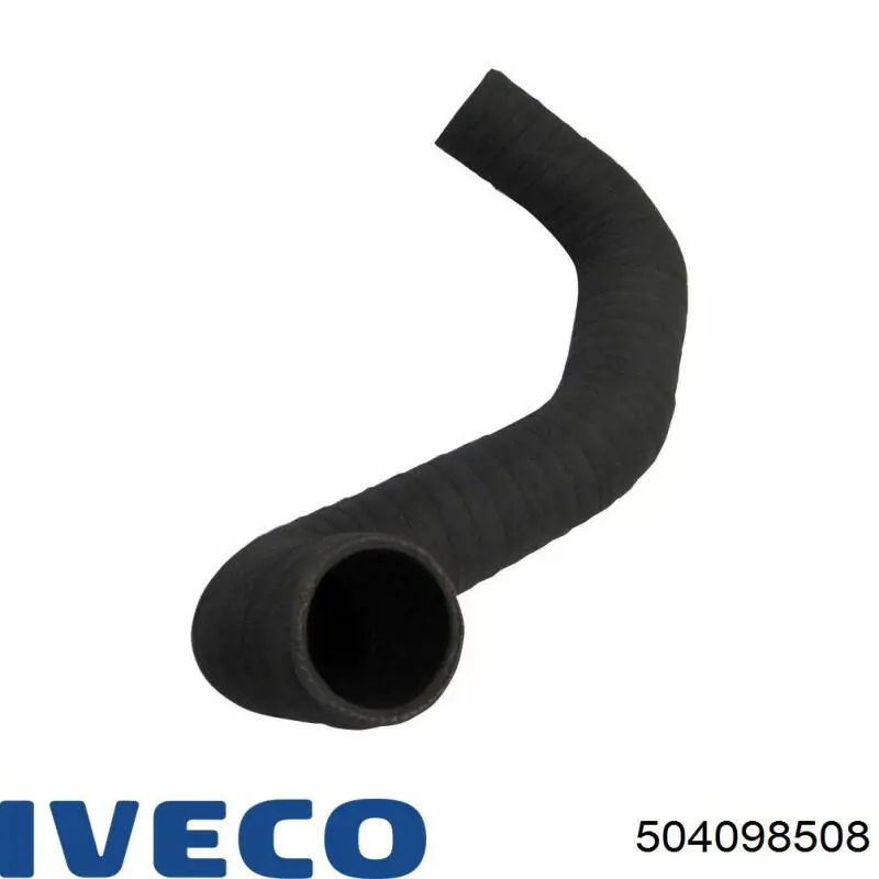 504098508 Iveco tubo flexible de aire de sobrealimentación derecho