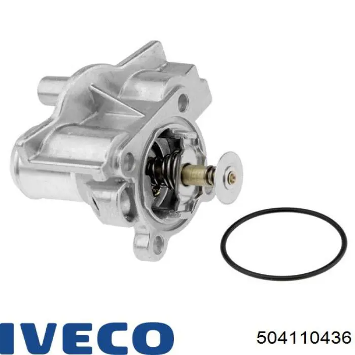 504110436 Iveco caja del termostato