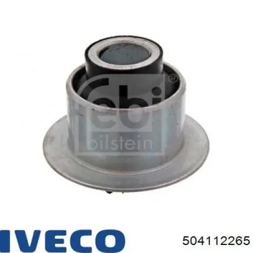 504112265 Iveco Silentblock delantero de ballesta trasera