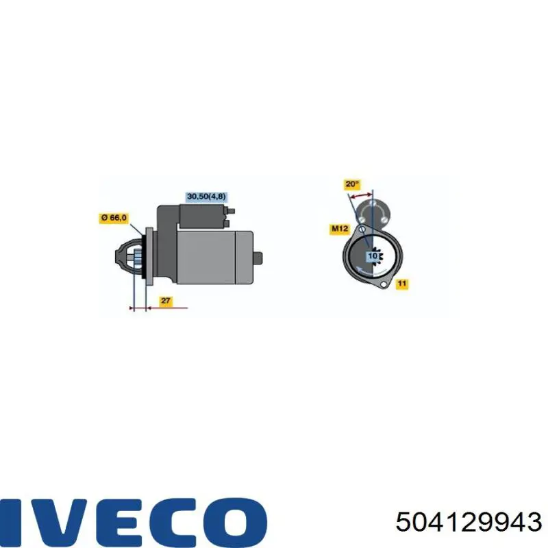 Comprar 504129943 Iveco Sensor de cigüeñal