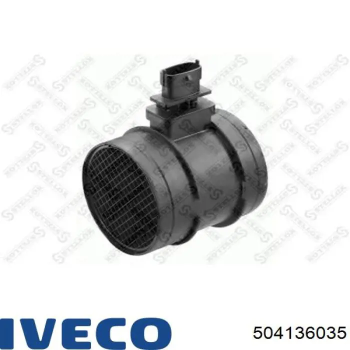 504136035 Iveco sensor de flujo de aire/medidor de flujo (flujo de aire masibo)