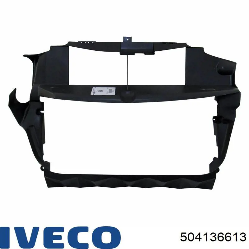 Soporte inferior del radiador (panel de montaje de faros) 504136613 Iveco