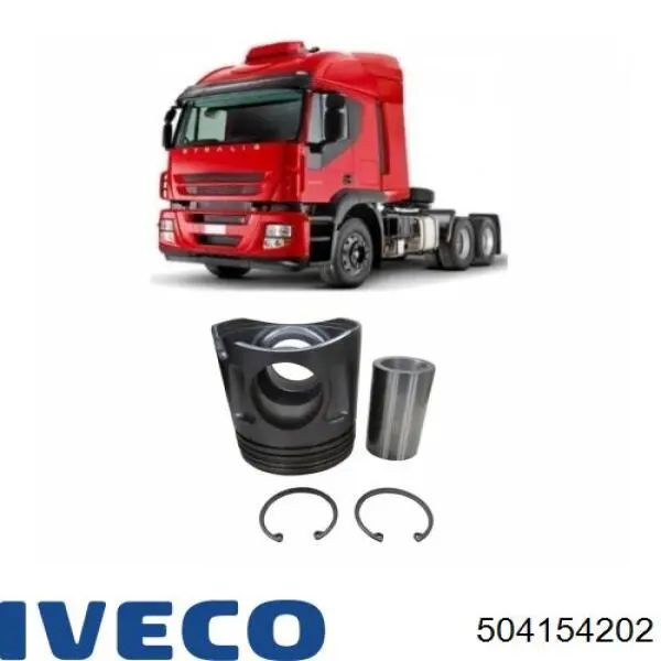 504154202 Iveco Junta colector joint