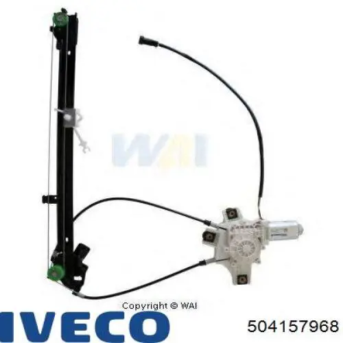 Mecanismo de elevalunas delantero derecha 504157968 Iveco
