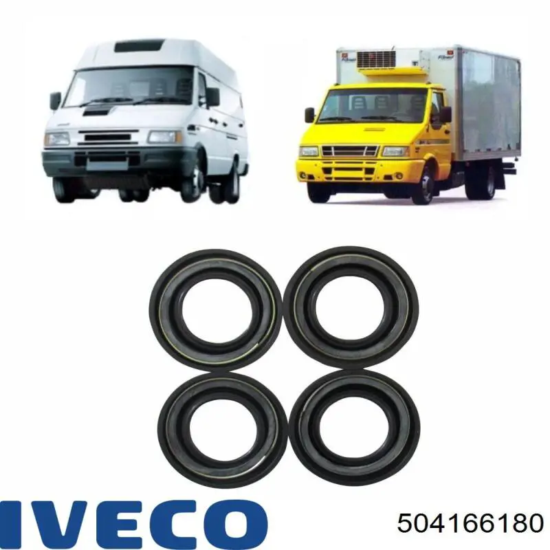 504166180 Iveco Tuerca del cubo de la rueda delantera