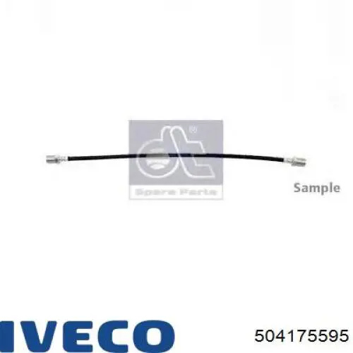 504175595 Iveco tubo flexible de frenos trasero