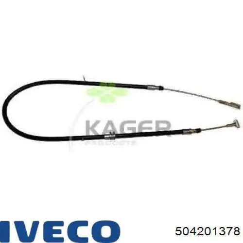 504201378 Iveco cable de freno de mano trasero derecho/izquierdo