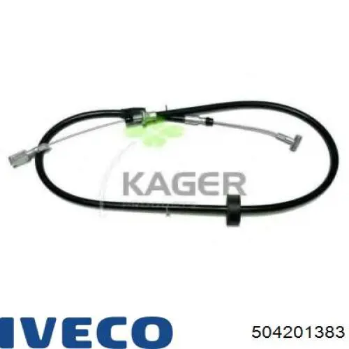 Cable de freno de mano trasero derecho/izquierdo 504201383 Iveco