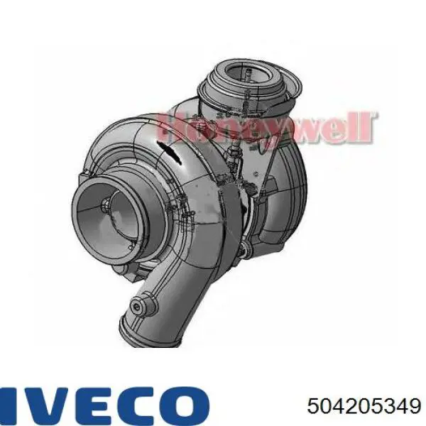 504205349 Iveco turbocompresor