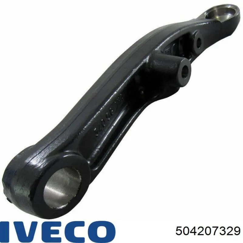 Brazo inferior derecho de la suspensión delantera 504207329 Iveco