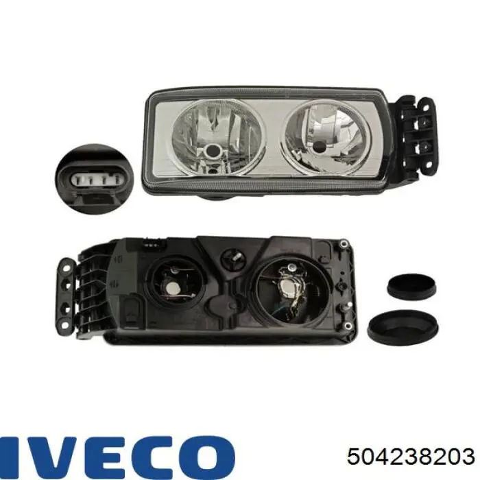 Faro derecho 504238203 Iveco