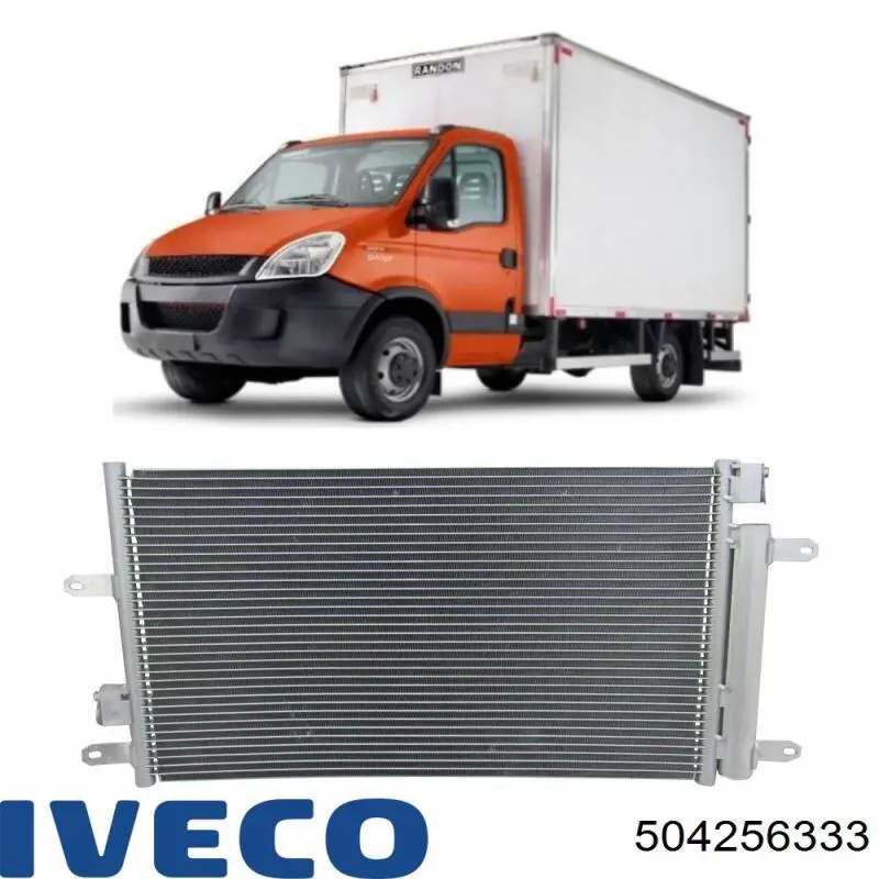 Condensador aire acondicionado 504256333 Iveco