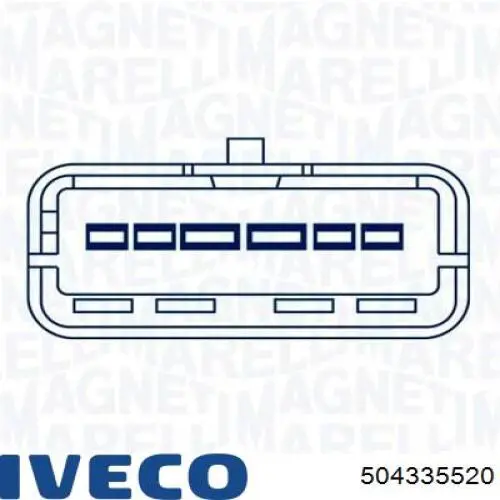 Mecanismo de elevalunas delantero izquierdo 504335520 Iveco