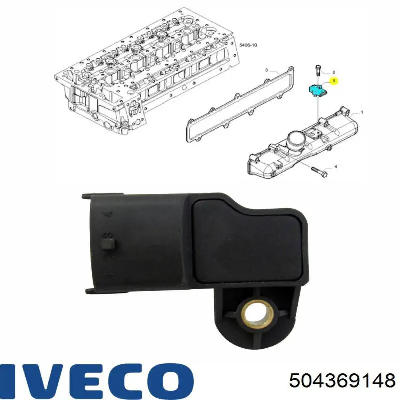 Sensor De Presion Del Colector De Admision Alfa Romeo 147 937