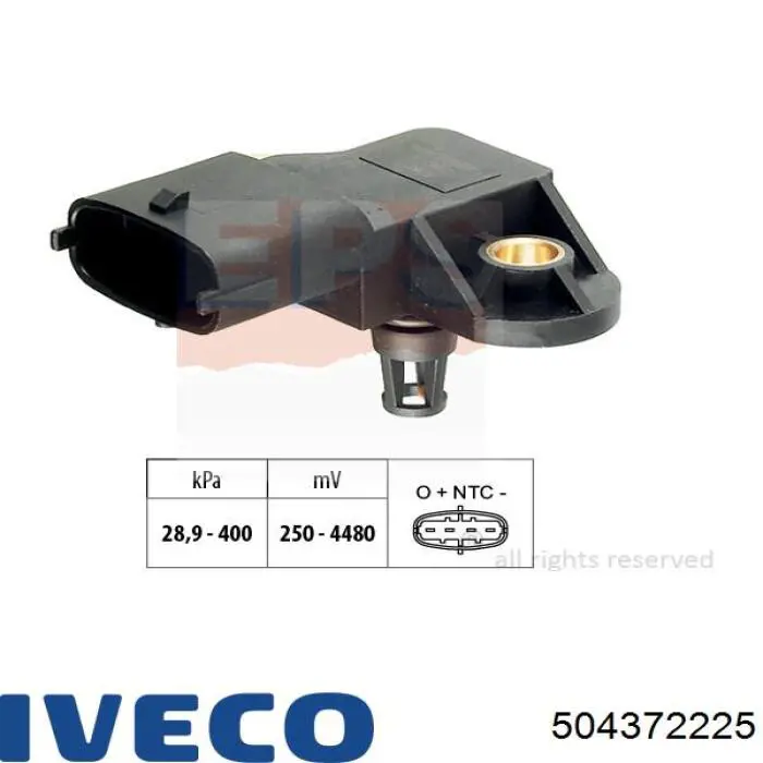 Comprar 4194078 Deutz Sensor de presión de sobrealimentación