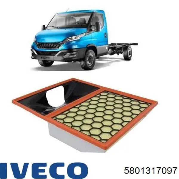 El filtro de aire Iveco 5801317097 precio, desde 26,51 EUR