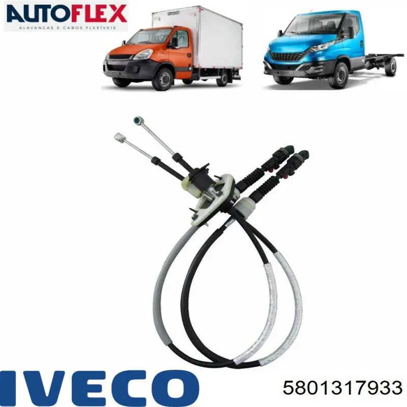 Cable de accionamiento de caja de cambios Iveco 5801317933 precio, desde 71,71 EUR