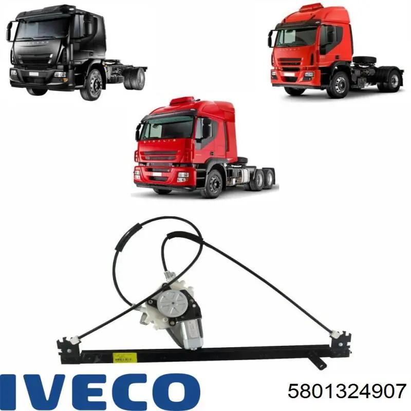 Mecanismo de elevalunas delantero derecha 5801324907 Iveco