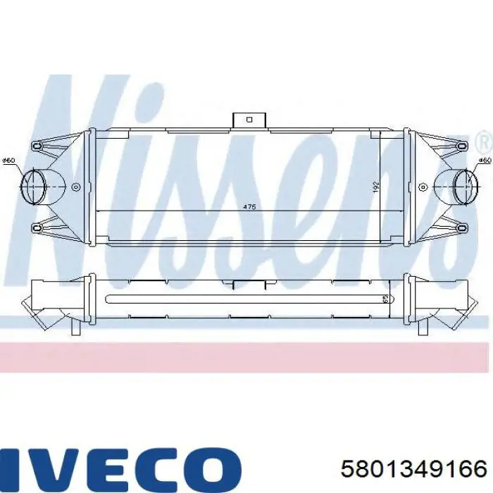 Comprar 5801349166 Iveco Turbo intercooler