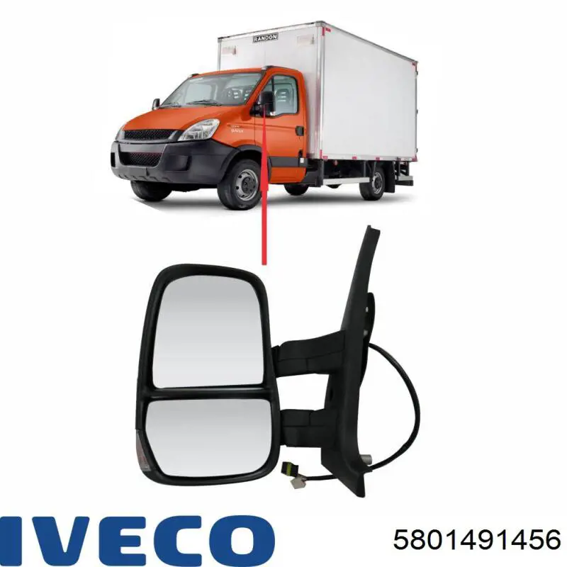 Interruptor luz de freno Iveco 5801491456