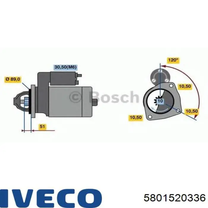 Comprar 5801520336 Iveco Motores de arranque
