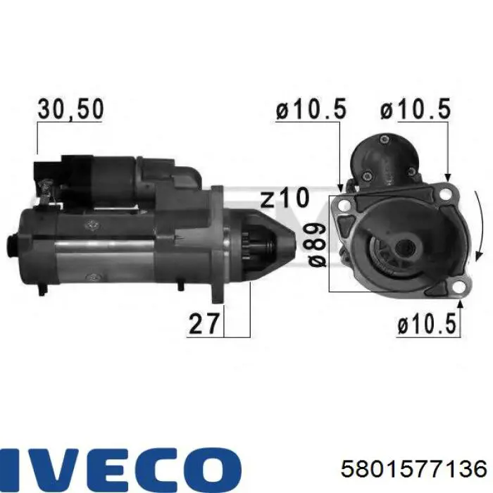 5801577136 Iveco Arranque motores