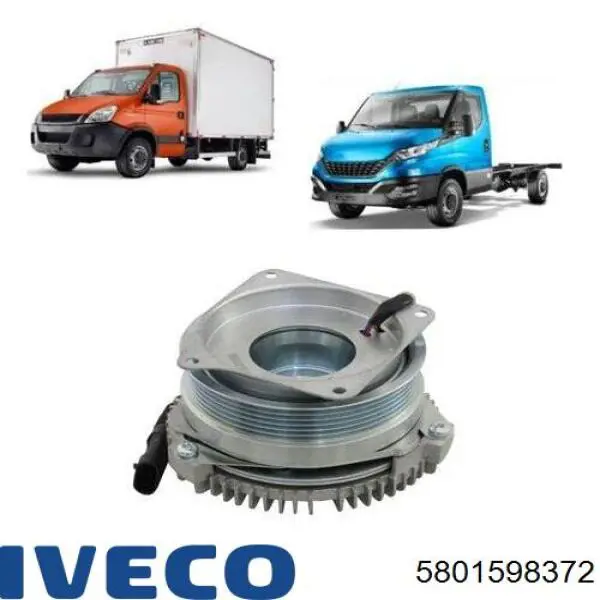 5801598372 Iveco embrague, ventilador del radiador