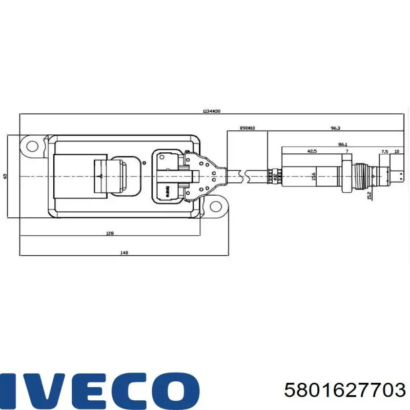 062296 Sampa Otomotiv‏ sensor de óxido de nitrógeno nox