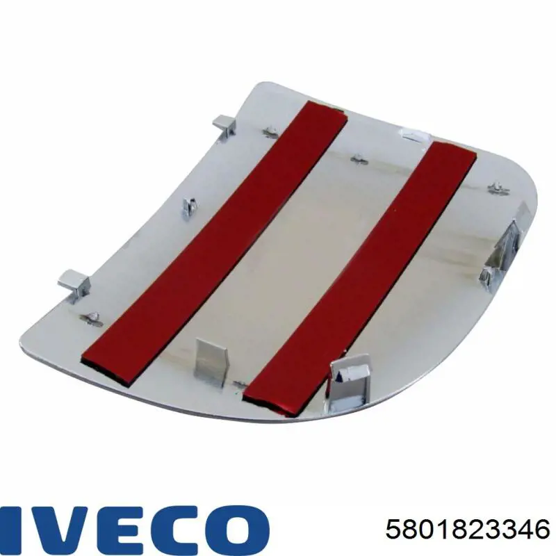 5801823346 Iveco cristal de espejo retrovisor exterior derecho