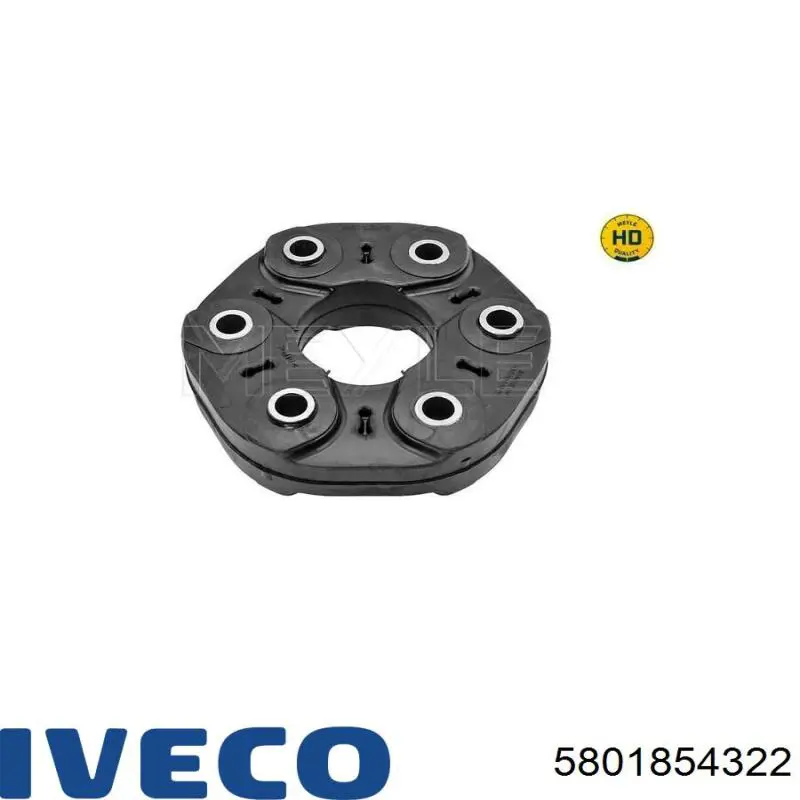 Acoplamiento elástico delantero del cardán 5801854322 Iveco