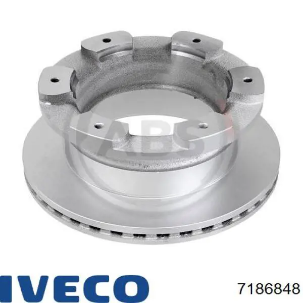 7186848 Iveco disco de freno trasero