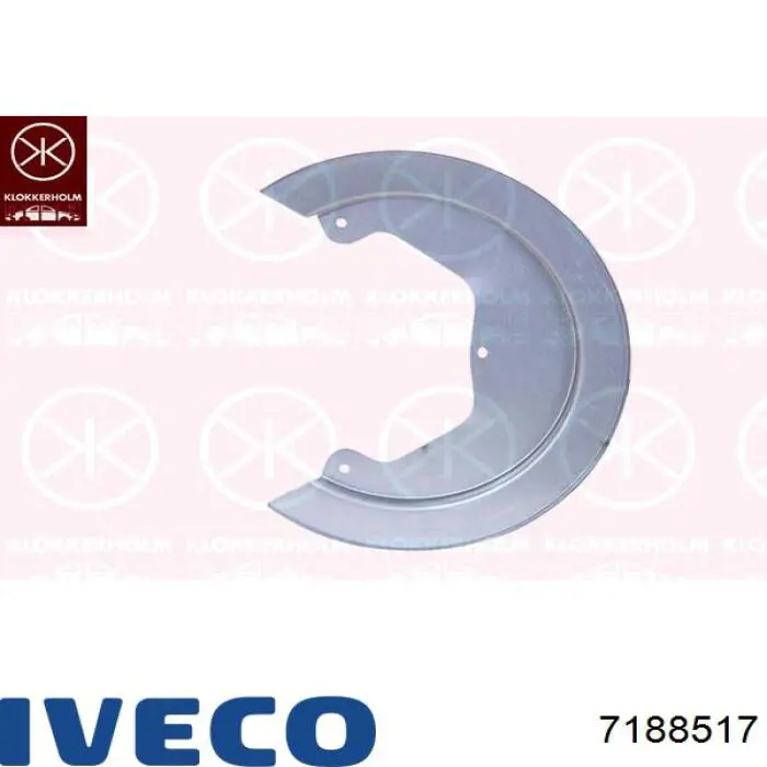 Chapa protectora contra salpicaduras, disco de freno trasero para Iveco Daily 