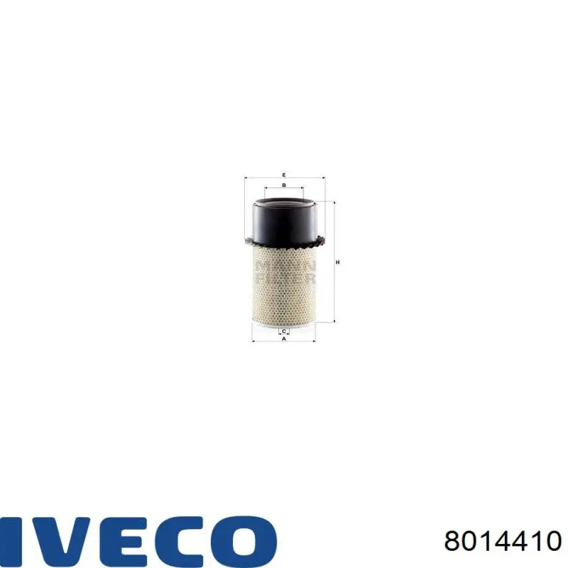 El filtro de aire Iveco 8014410 precio, desde 49,73 EUR