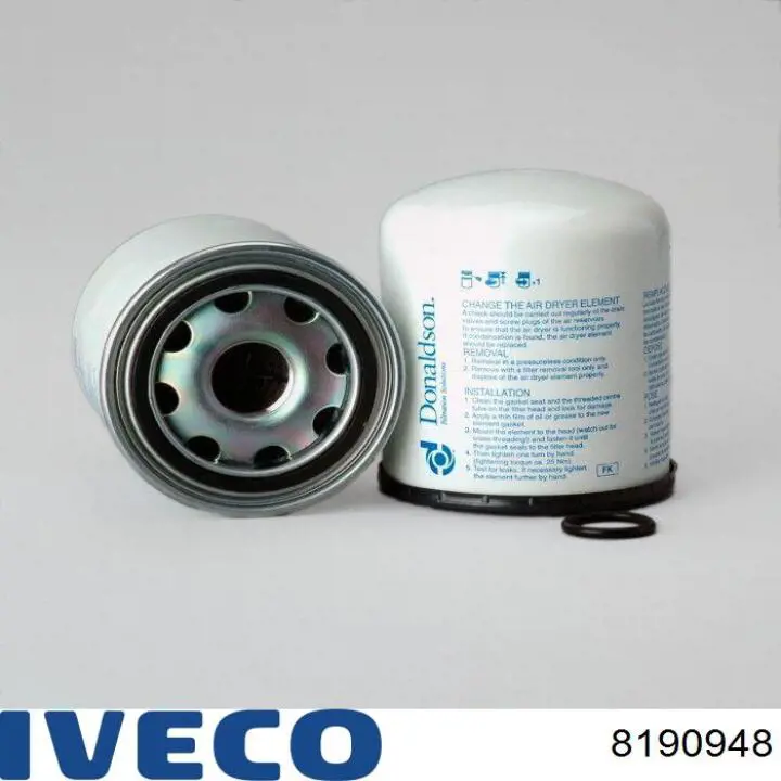 8190948 Iveco filtro del secador de aire (separador de agua y aceite (CAMIÓN))