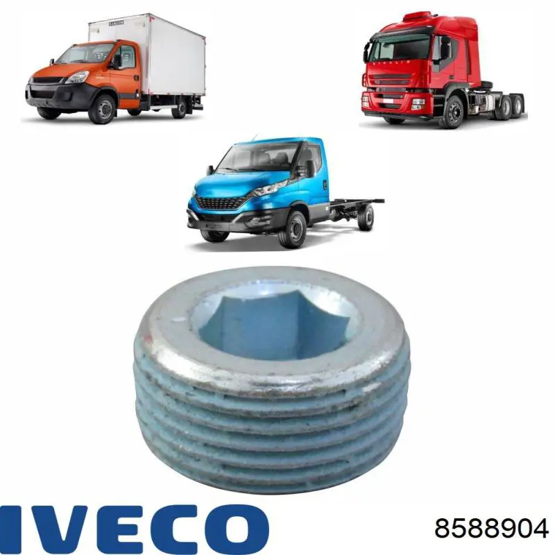 8588904 Iveco Soporte delantero izquierdo del motor
