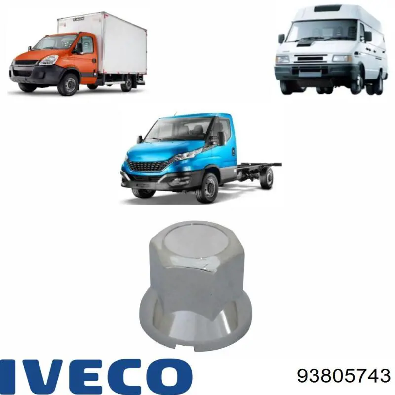 Tuercas de rueda 93805743 Iveco