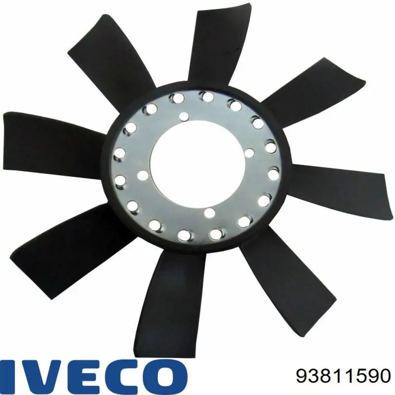 Rodete ventilador, refrigeración de motor para Iveco Daily 