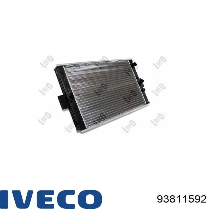 93811592 Iveco radiador refrigeración del motor